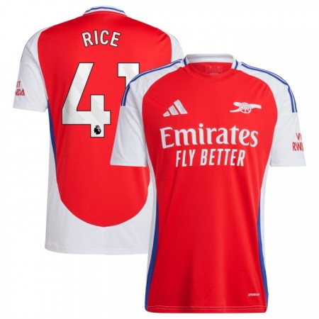 Arsenal Rice 41 Fodboldtrøjer Hjemme 2024-25 Kort ærmer